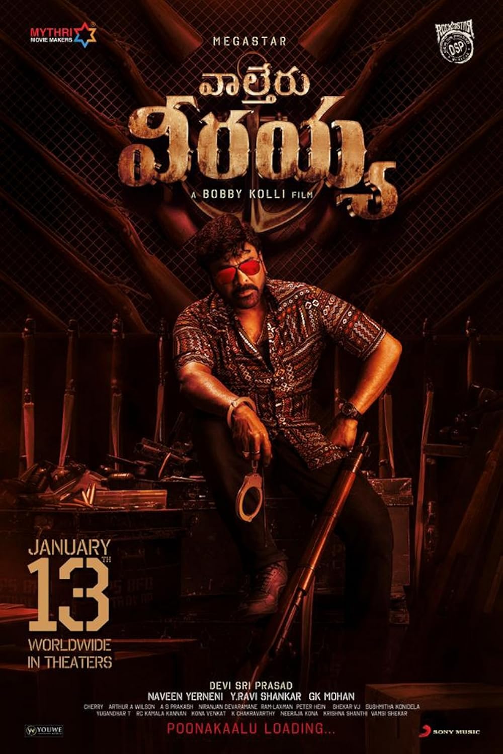 Waltair Veerayya Poster